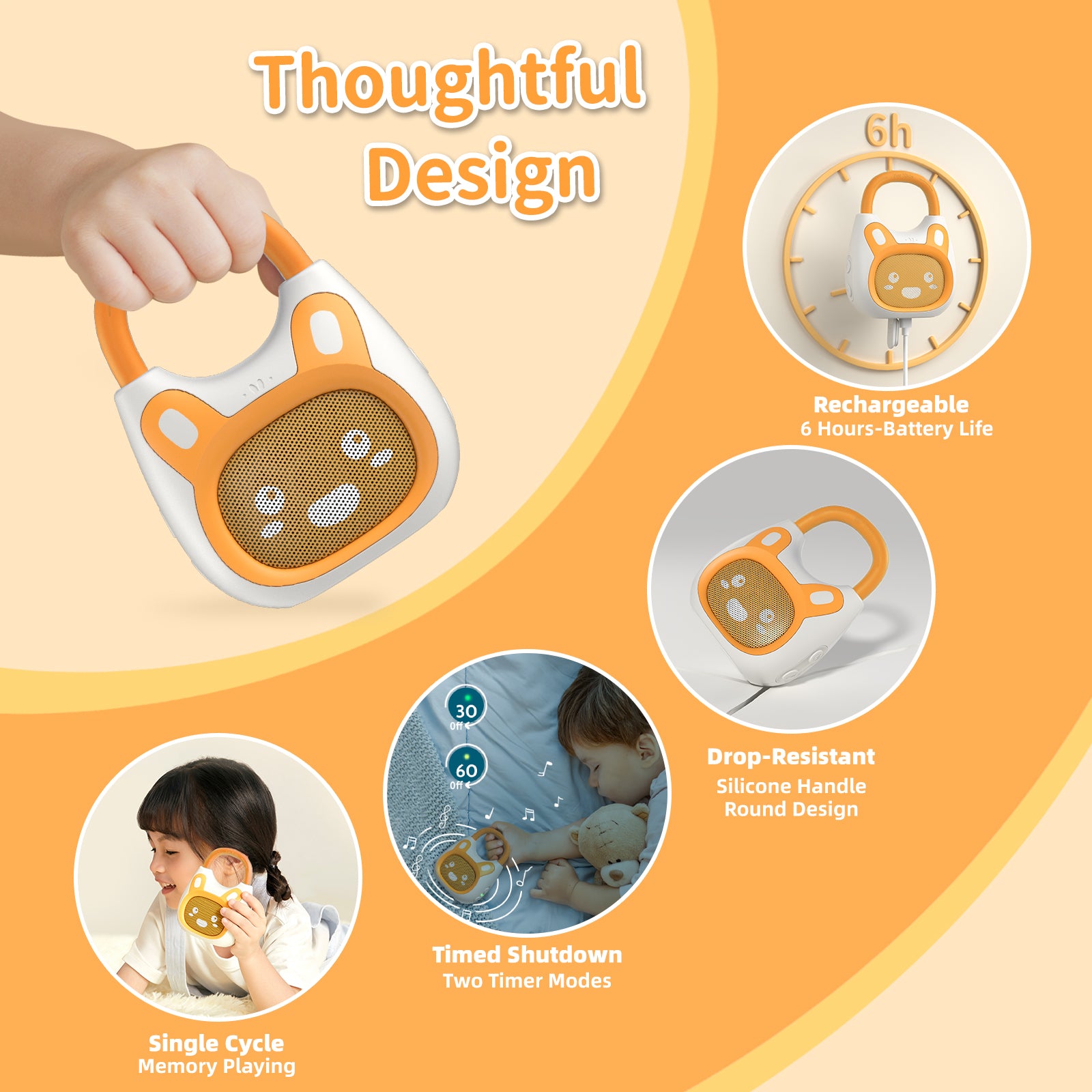 alilo Pocket Bunny Portable Story Music Player - Image 5